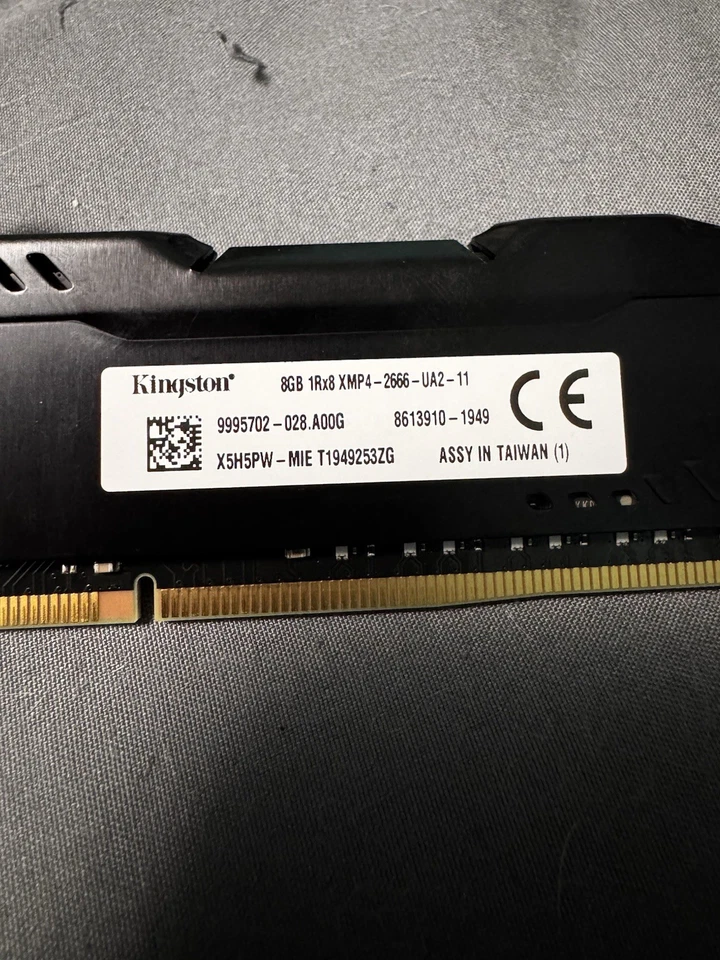 Hyper X Fury Xmp4 2666 2x8gb - Image 2 of 2