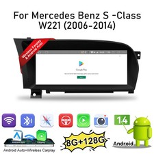 10,25" Autoradio Für Mercedes Benz S-Klasse W221 S250 Car GPS Carplay 8+128GB 10,25" Autoradio Für Mercedes Benz S-Klasse W221 S250 Car GPS Carplay 8+128GB