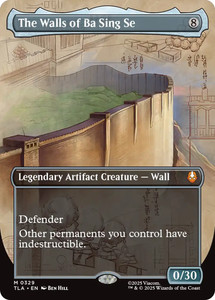 The Walls of Ba Sing Se (Borderless) Foil - Avatar: The Last Airbender