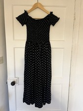 Next Polkadot Maxi Dress - Size 6