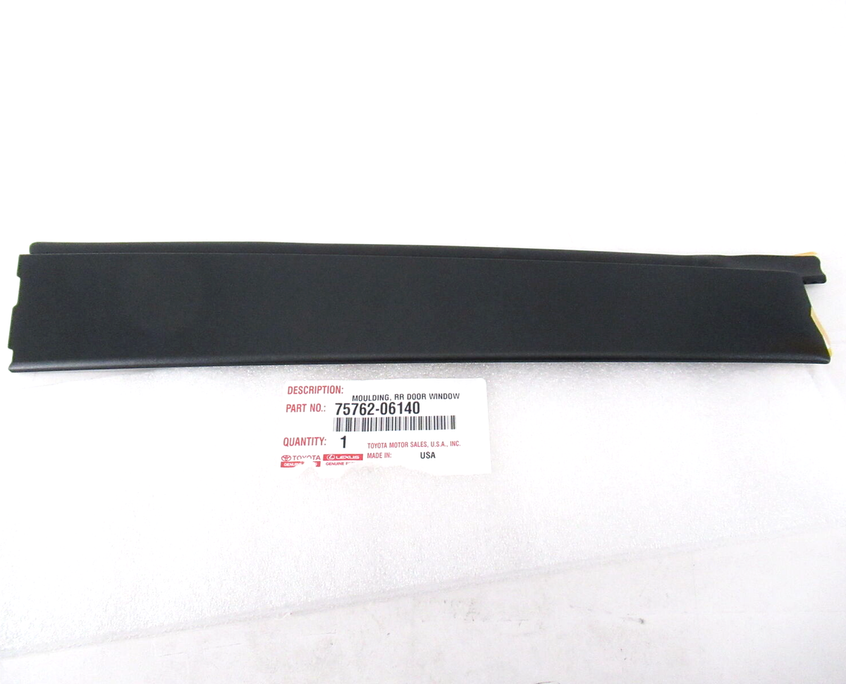 Genuine OEM Toyota 75762-06140 Driver Rear Door Forward Applique