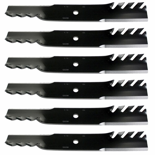 6 USA Mower Blades 18" x 3" x .240 Tooth Mulch fits Encore 363046 363291 823004