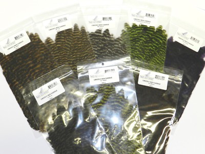 Nature's Spirit GRIZZLY HEN SADDLES SOFT HACKLE Fly Tying Material