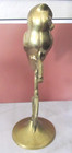 14" Brass Owl on a Branch Large Figurine Vintage 1960's Tree Stand Bird of Prey — photo 5