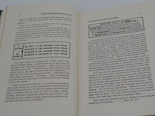 1933 Neal-Wallace Discussion on the Thousand Years Reign of Christ Debate Book - Bild 17 von 20
