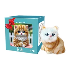 Cat Robot My Robot Realistic Nicoo Electric Cat Milow Robot Acts Like A Real Cat