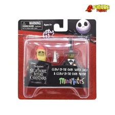 Nightmare Before Christmas Minimates TRU Wave 5 Glow-in-Dark Santa Jack & Mayor