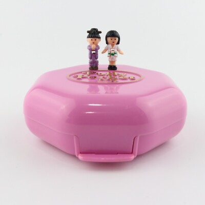 POLLY POCKET 1990 Suki's Japanese Tea Garden COMPLETE w/ GREAT LOGO *