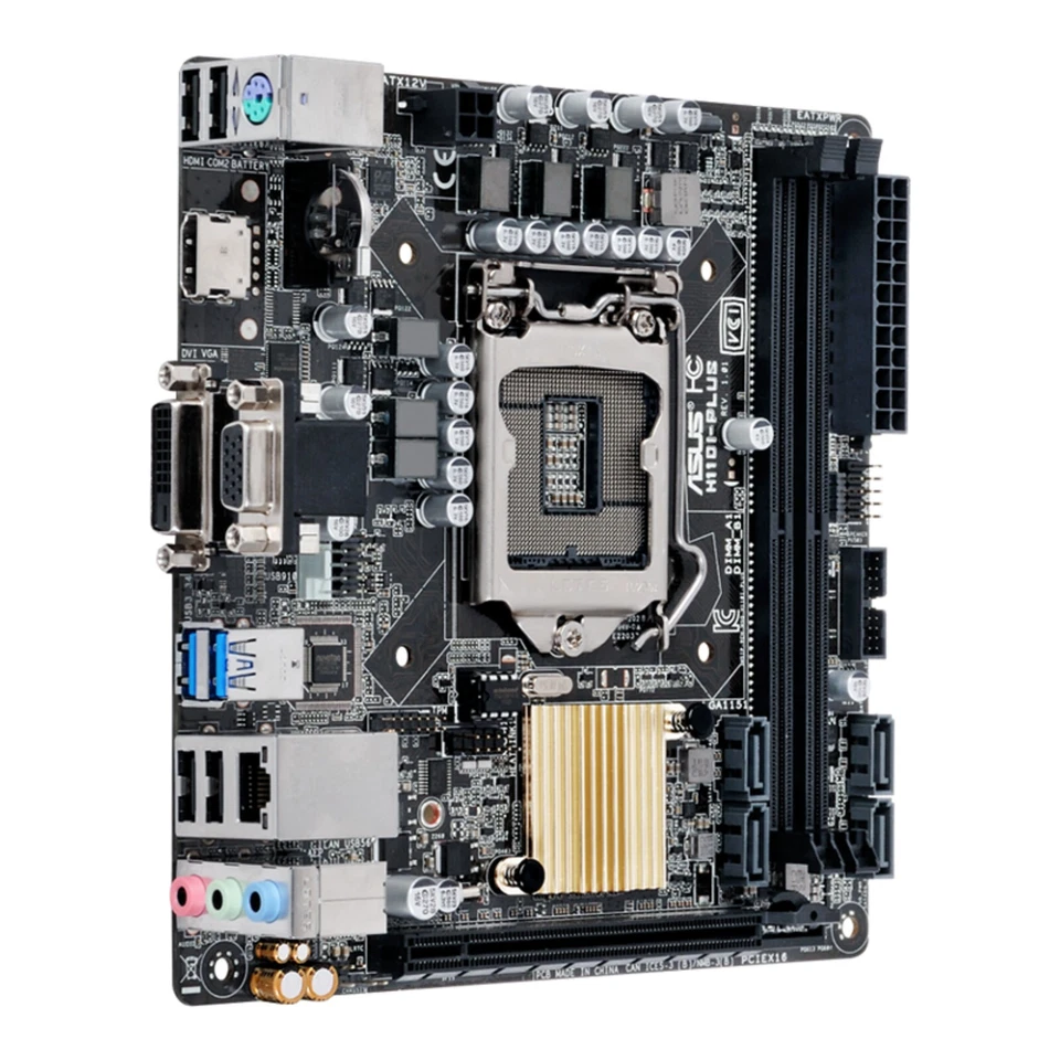 Asus H110I-PLUS scheda madre socket lga 1151 mini itx ddr4 motherboard mini-itx - Immagine 4 di 4