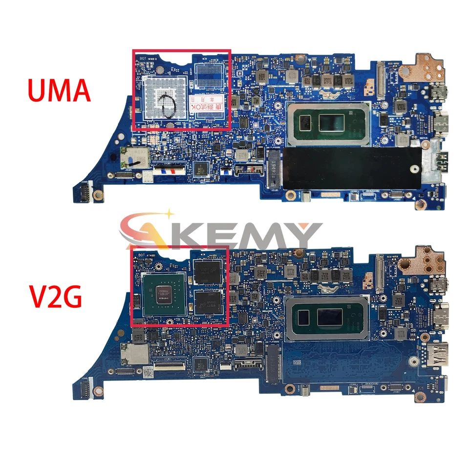 For ASUS UX434FL UX434FA UX334F UX434FLC UX463FL U4600F Motherboard i5 i7 8G/16G - Image 2 of 4