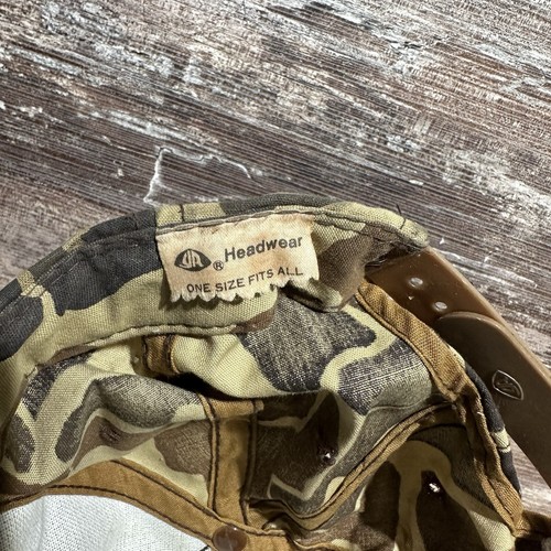 Remington Hat Mens Adjustable Brown Camo Vintage Strapback Cap - Picture 8 of 8