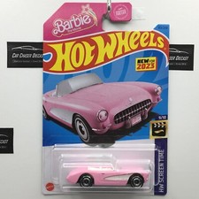 Hot Wheels  CHEVY CORVETTE 1956 pink w/ disc whls  2023 Barbie The Movie
