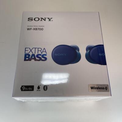 Sony WF-XB700 extra Bass Model Blue Fully Wireless Earphones LZ earbuds Unopened