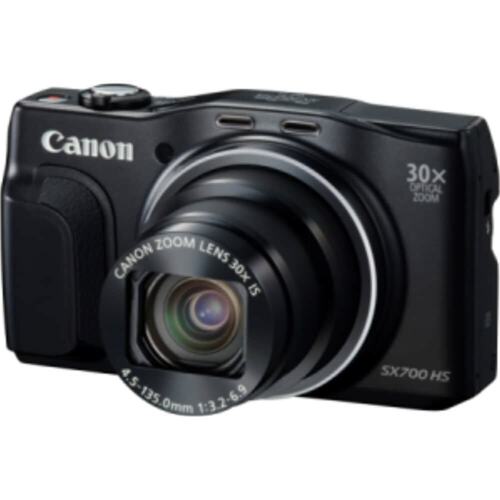 USED Canon PSSX700HS(BK) Digital Camera POWER SHOT SX700 HS Black Optical 30x - Picture 1 of 7