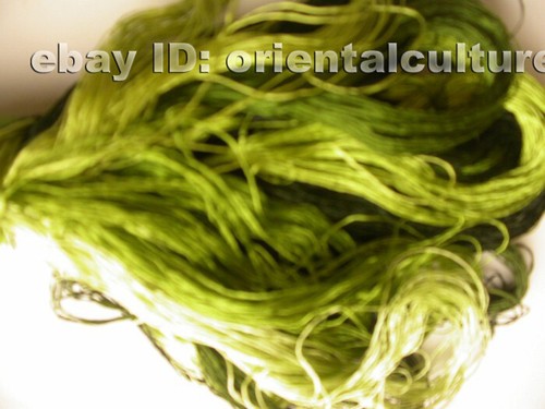 Chinese 100%real natural mulberry silk,hand-dyed embroidery silk floss/thread - Picture 2 of 4