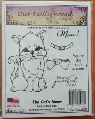 Our Daily Bread Designs, ''THE CAT'S MEOW'' stamps a (Divinity Designs)
