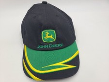 Youth John Deere K-Products Strapback Adjustable Hat Cap Boys Girls Black Green