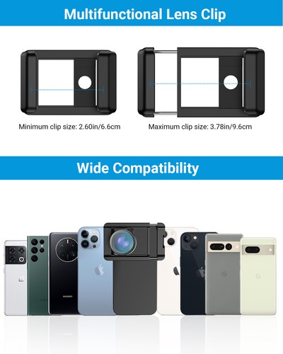 Objectif macro APEXEL 100mm objectif téléphone portable + filtre CPL pour iPhone / Samsung Galaxy - Photo 8 sur 9