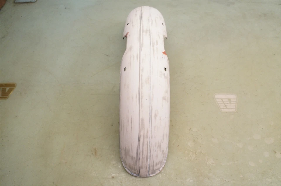 BMW Airhead FRONT Fender R45 R60 R65 R75 R80 R90 R100 WHITE 2 *2258  - Imagem 4 de 4