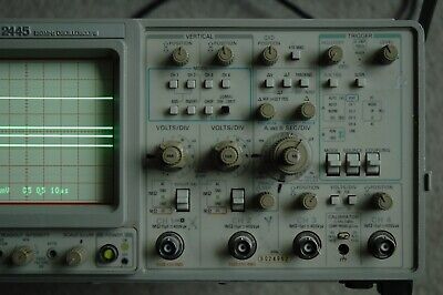 Tektronix 2445 Four Channel 150 MHz Oscilloscope, Works Tektronix 2445 Four Channel 150 MHz Oscilloscope, Works