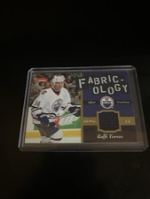 Raffi Torres 2006-07 Fleer Hockey Fabric-ology Game Jersey Oilers
