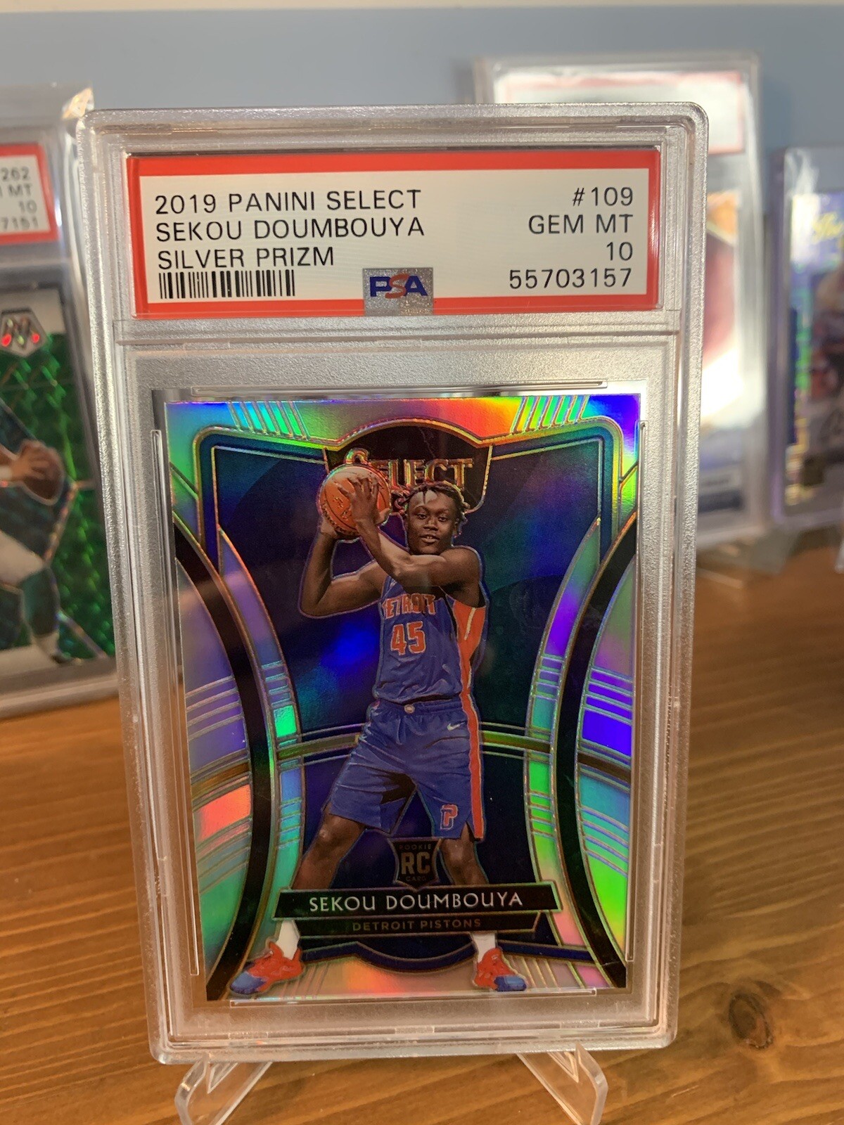 2019 Panini Select Sekou Doumbouya Silver Prizm Rc Rookie PSA 10 💎 Mint