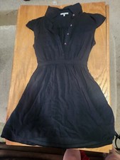 black Shoudler Sleeve small Dress