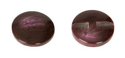 Set of 4 Plastic Round Buttons with Sewing Stem mm.28 x 28 x 8 mm Item
