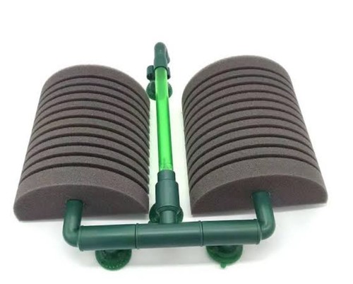 XL Aquarium Filter Shrimp Fish Tank Air Pump Dual Bio Sponge Filter - Picture 12 of 13