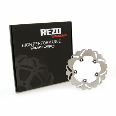 Rezo gewellte Edelstahl Bremsscheibe hinten für Aprilia RSV 1000 Tuono 06-10