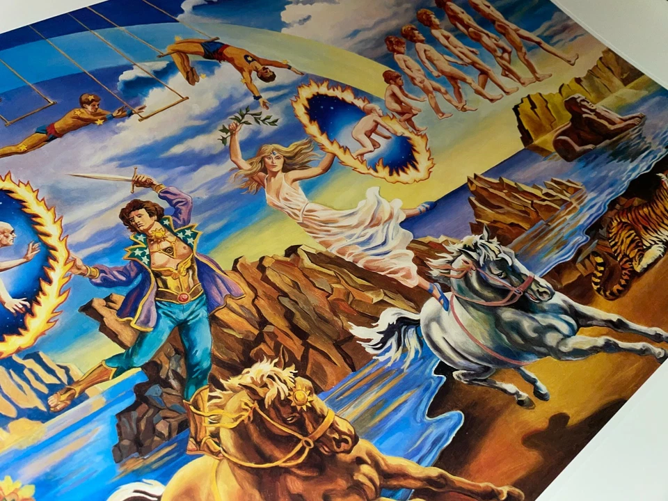 The DOORS Art Print FULL CIRCLE Litografia Edição Oficial Placa de Artista Assinada - Imagem 4 de 4