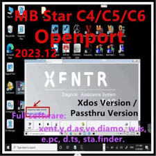 Newest 2023.12 Xentry Software Remote Install...