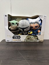 Star Wars Plush Set His Name is Grogu 8-Inch Baby Yoda, Ahsoka Mandalorian New