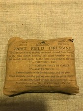 WWI British Army First Field Dressing First Aid medical 1914