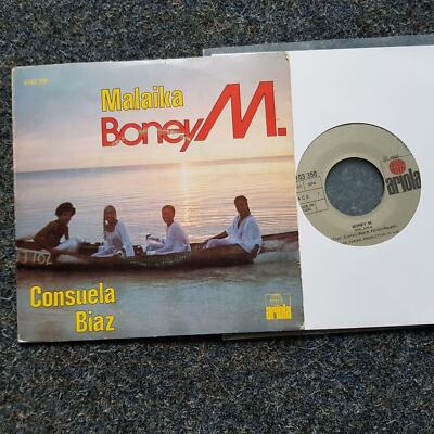 Boney M. - Malaika/ Consuela Biaz 7'' Single PORTUGAL DIFFERENT COVER