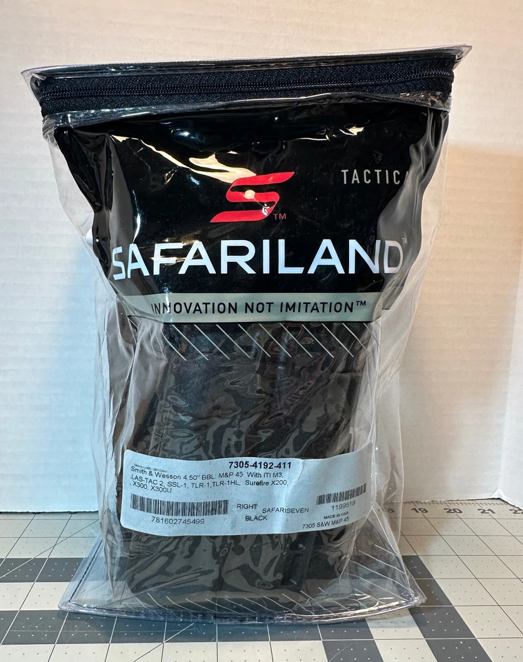 Safariland® 7305 ALS/SLS RH Thigh Leg Rig Holster for S&W M&P 9/40/45 with LIGHT - Image 3 of 4