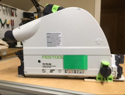 Festool TS75 Track Saw Dust / Arbor Hole Cover for Dust Collection