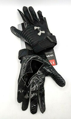 Under Armour Men's UA Spotlight Football Receiver Gloves Glue Grip