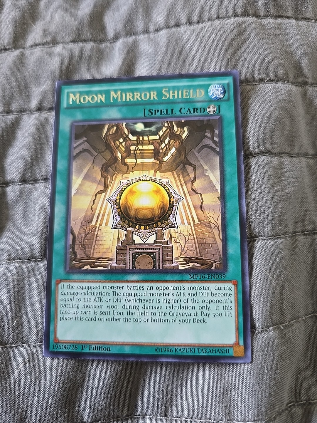 YUGIOH Moon Mirror Shield MP16EN039 1ST EDITION NM eBay