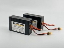 Toslon X Boat Spare Lithium Batteries *Pair* 13000MAh Bait Boat Batteries