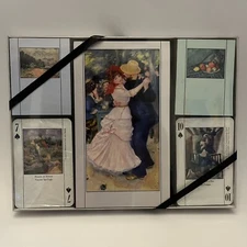 Play cards with Picasso! Vintage Art Deck Bridge Set, famous art playing cards