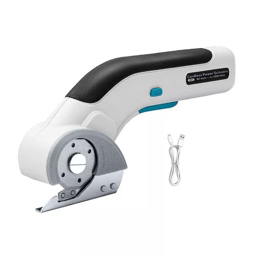 Electric Scissors Cordless Rotary Cutter PVC Leather for Crafts Sewing Cardboard - Picture 15 of 15