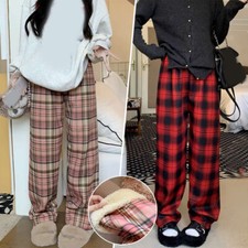 Women Thick Winter Warm Thermal Stretchy Trousers Joggers Fleece Lined