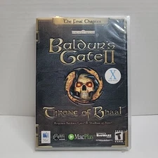 Baldur's Gate II: Throne of Bhaal - CD-ROM Game 2001 Bioware Vintage