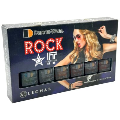 LeChat Dare to Wear Rock It Collection Mini Nail Lacquers