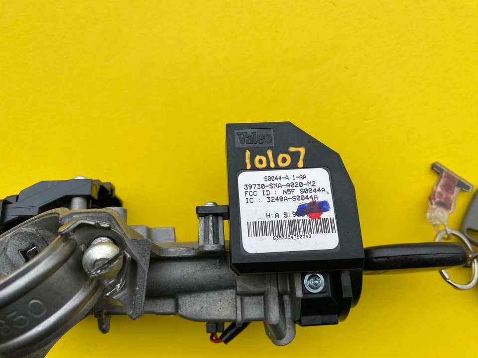 2006-11 HONDA CIVIC IGNITION SWITCH LOCK W/KEY IMMOBILIZER OEM 39730-SNA-A020-M2 - Image 3 of 4