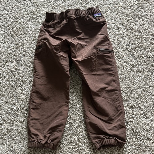 Patagonia Boys' Everyday Pants BrownHiking Outdoor Joggers UPF 40+ Size XS (5-6) - Picture 9 of 10