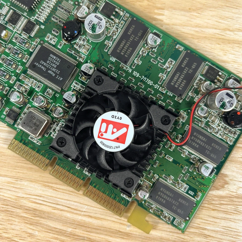 ATi Radeon R6 Rage Theater DDRF SD 64MB AGP Graphics Card GPU S-Video VGA Comp - Image 2 of 4