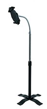 CTA Digital Height Adjustable Gooseneck Floor Stand For Tablets, Including iPad