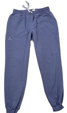 Dolan Duty Jogger Scrub Pants Womens Medium M Navy Blue Cargo Medical SF1601